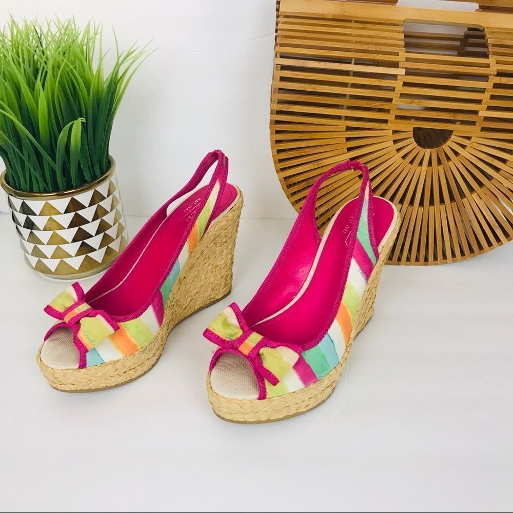Coach Multicolor Grace Bow Front Espadrille shoes
